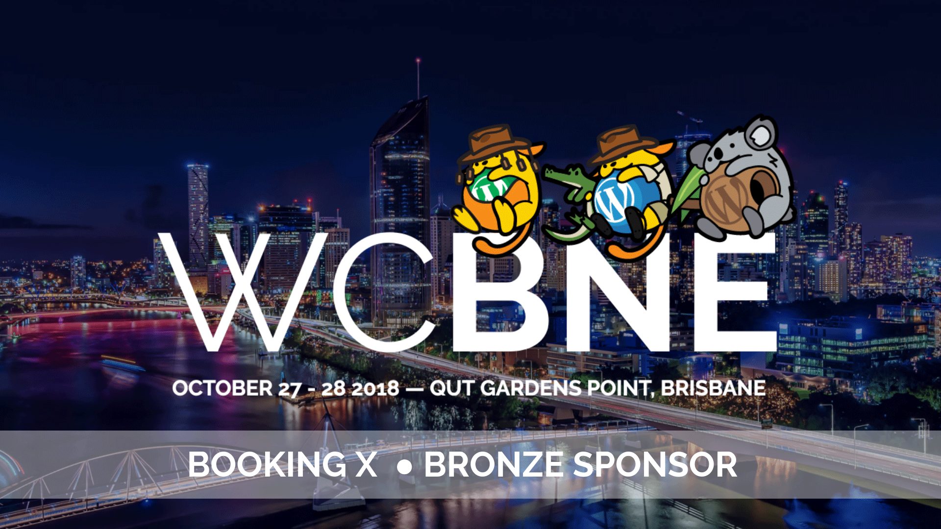 Booking X Sponsors WordCamp Brisbane 2018